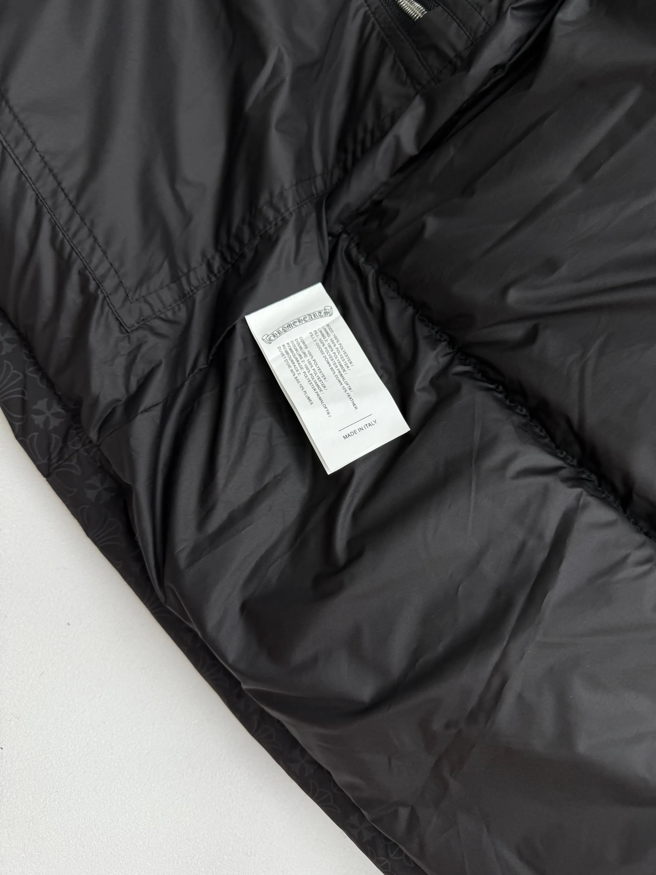 P1010 Chrome Hearts Chrome Hearts Sanskrit all-over jacquard down jacket S/M/L/XL